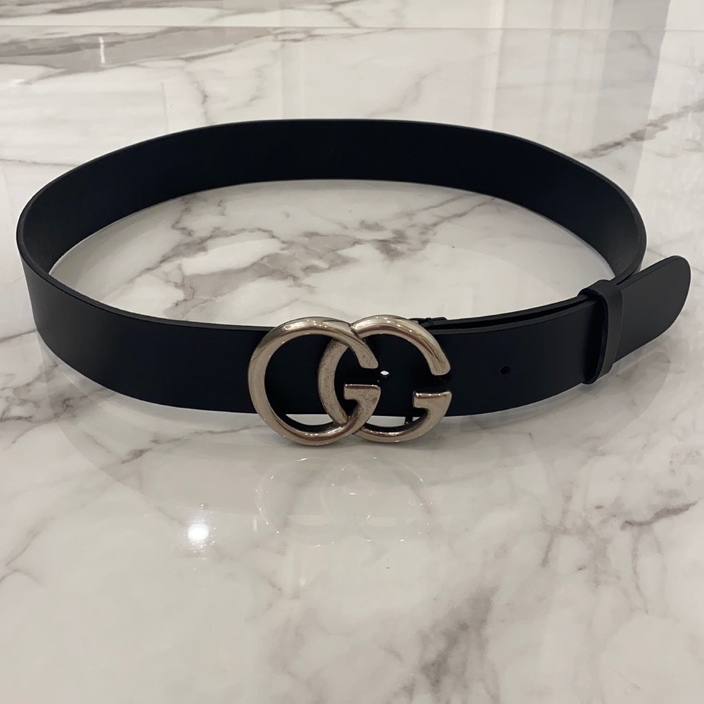 Gucci GG lightly worn black belt size 38